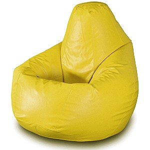 Fotoliu puf Beanbag Gloss Pear Max XXL Yellow