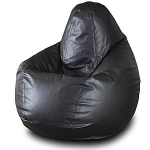 Fotoliu puf Beanbag Gloss Pear Max XXL Black