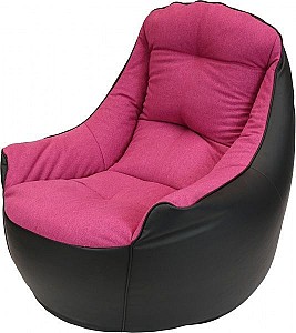 Fotoliu puf Beanbag BigBoss XL Pink Black