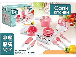 Set de bucatarie pentru papusi Qiu Hao Cook Kitchen 27x19x19cm