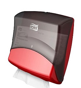 Dispenser servetele baie Tork W4 654008 Black/Red