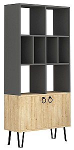 Etajera DECO Bene Anthracite/Oak