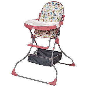 Стул для кормления простой Polini Kids 252 Собачки Pink