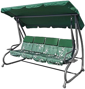 Садовые качели Joko 2 в 1 Swing Seat Braid Green Butterflies