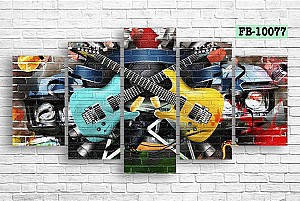 Модульная картина Art.Desig Guitars FB-10077