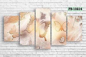 Tablou multicanvas Art.Desig Butterflies FB-10214