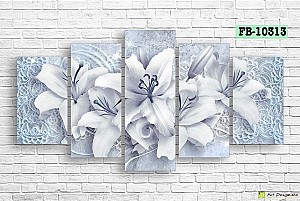 Модульная картина Art.Desig Lilies flowers FB-10313