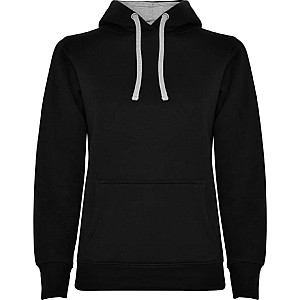 Батник для женщин Roly Urban Woman Black/Vigore Grey