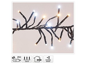 Рождественские огни Christmas Густые 768LED теплый белый/белый