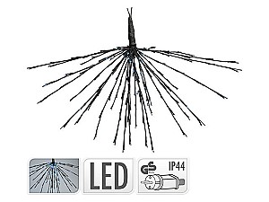 Decoratiune de Craciun Christmas Inflorescenta 160LED D45cm