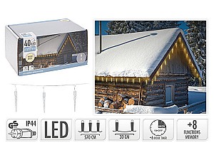 Luminite de Craciun Christmas Turturi 480LED alb cald