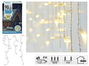 Luminite de Craciun Christmas Turturi 90LED alb cald