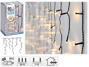 Luminite de Craciun Christmas Turturi 90LED alb cald