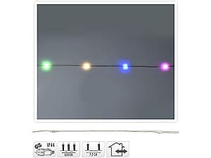Рождественские огни Christmas Нить 80LED разноцветный