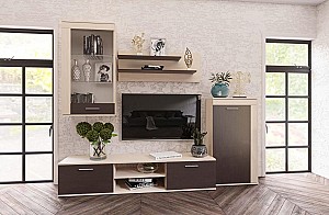 Living Confort-NV Paradise Stejar Alb/Wenge