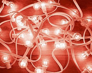 Luminite de Craciun Rexant Galaxy Bulb String Red25 W LED