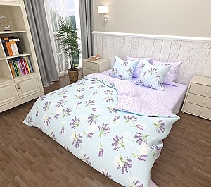 Set lenjerie de pat Almir Lavander 200x240