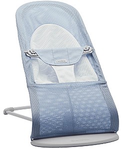 Шезлонг детский BabyBjorn Balance Soft Sky Blue/White, Mesh