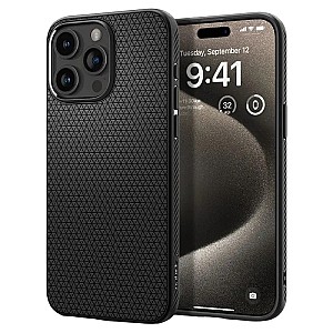 Husa pentru telefon Spigen iPhone 15 Pro Max Liquid Air Matte Black