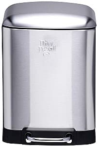 Cos de gunoi Dirt-Devil Pedal Bin 6 L Soft Close Silver