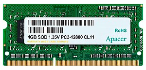 Memorie operativa RAM Apacer AS04GFA60CATBGJ 4GB DDR3-1600MHz