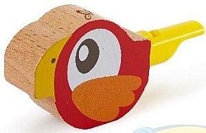 Jucarie bebelus Hape Red Bird Whistle