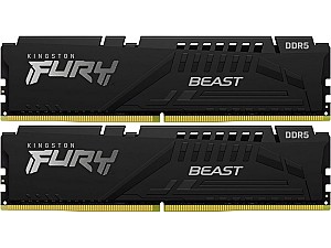 Memorie operativa RAM Kingston Fury Beast 64GB DDR5-4800MHz (KF548C38BBK2-64)