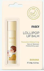 Balsam de buze Fascy Lollipop Banana Lip Balm