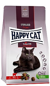 Hrana uscata pentru pisici Happy Cat Sterilised Voralpen-Rind 10 kg