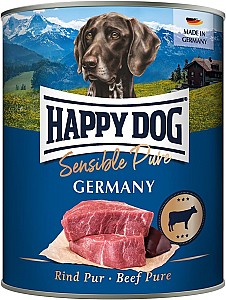 Hrana umeda pentru caini Happy Dog Rind Pur beef Germany 800g