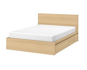 Pat IKEA Malm Lonset white oak veneer 140×200 cm