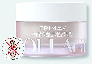 Crema pentru fata TRIMAY Collagen Bakuchiol Nigth Face & Neck Cream