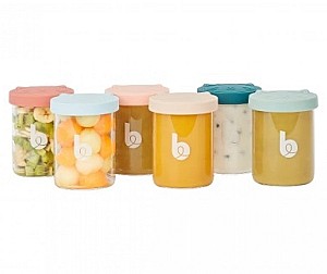 Set de recipiente alimentare Babymoov ISY 6x250 ml