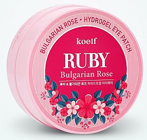 Patch-uri pentru ochi Petitfee & Koelf Ruby & Bulgarian Rose Eye Patch