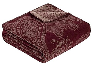 Одеяло IBENA Jacquard Salem Dark Red