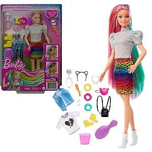 Кукла BARBIE Красочный леопард