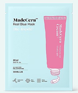 Masca pentru fata SKINRx LAB MadeCera Real Blue Mask