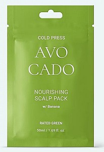 Produs pentru scalp Rated Green Cold Press Avocado Nourishing Scalp Pack w/ Banana