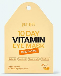 Patch-uri pentru ochi Petitfee & Koelf 10 Day Vitamin Eye Mask - Brightening