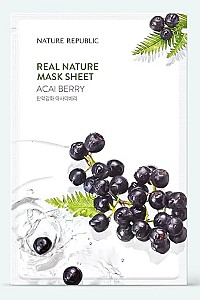 Маска для лица Nature Republic Real Nature Acai Berry Mask Sheet