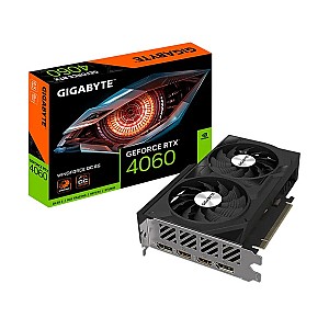 Placa video gaming Gigabyte GeForce RTX 4060 WINDFORCE OC 8G (GV-N4060WF2OC-8GD)