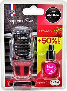 Odorizant de masina Aroma Car Supreme Duo Strawberry