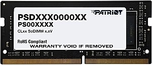 Оперативная память PATRIOT Signature Line 8ГБ DDR4-3200МГц SODIMM (PSD48G320081S)