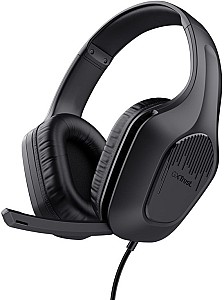 Casti gaming Trust Gaming GXT 415 ZIROX Black