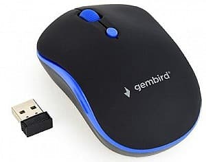 Mouse Gembird MUSW-4B-03-B Black/Blue