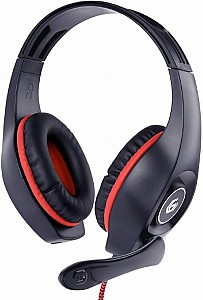Casti gaming Gembird GHS-05-R Red/Black
