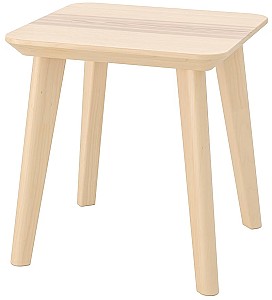 Masuta de cafea, reviste IKEA Lisabo 45x45 Furnir Frasin(Bej)