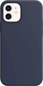 Husa pentru telefon Apple Silicon Case Premium for iPhone 12/12 Pro Deep Navy