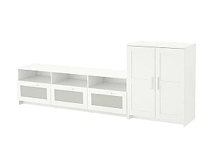 Tumba pentru televizor IKEA Brimnes 258x41x95 Alb