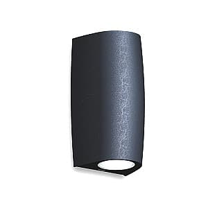 Iluminat fatada Fumagalli MARTA 90 2L Black Frosted GU10 LED 7W 2,7-4-6,5K